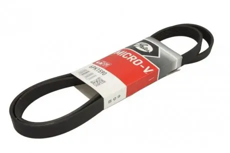 6PK1590 Пасок поліклиновий 6PK1588/1590 GATES підбір по vin на Brocar