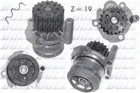 A251 Насос водяний AUDI/MITSUBISHI/NISSAN/SEAT/SKODA/VW DOLZ підбір по vin на Brocar