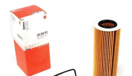 OX368D1 Фильтр масляный BMW 3 (E46)/ 5 (E60/E61) 2.0 D 03-- MAHLE / KNECHT подбор по vin на Brocar