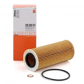OX368D1 Фільтр масляний BMW 3 (E46)/ 5 (E60/E61) 2.0 D 03-- MAHLE / KNECHT підбір по vin на Brocar