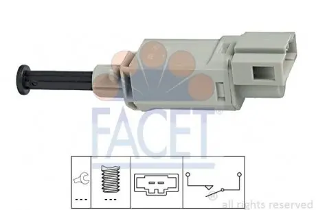 71152 Датчик стоп-сигнала Golf/Bora 97-06 FACET 7.1152 FACET подбор по vin на Brocar