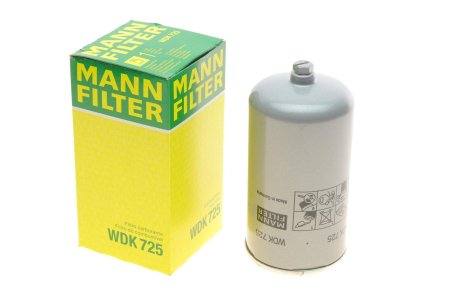 WDK725 Фильтр топливный Daf/Man/Maz/MB/Neoplan/New Holland/Setra 4.2D-12.0D 79- MANN подбор по vin на Brocar