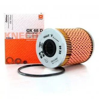 OX68D Фільтр масляний BMW 320i/325i/520i/525i 91- MAHLE / KNECHT підбір по vin на Brocar