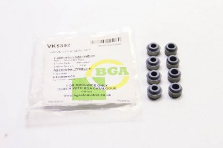 VK5392 Сальники клапанов MB ОМ601 (к-кт) BGA VK5392 BGA подбор по vin на Brocar