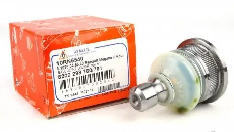 10RN5540 Опора шаровая (передняя/снизу) Renault Megane II/Scenic 02- (d=16mm) ASMETAL подбор по vin на Brocar