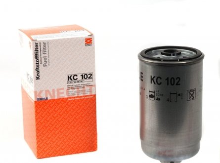 KC102 Фільтр паливний Daf (замінений на KC 102 MAHLE) MAHLE / KNECHT підбір по vin на Brocar