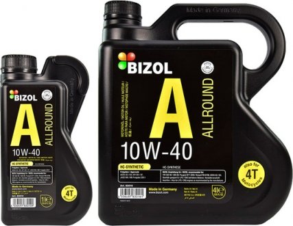 83010 Моторное масло Bizol Allround 10W-40 полусинтетическое 1 л BIZOL подбор по vin на Brocar