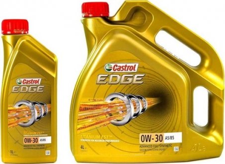 CASEDGE0W30A5B51L Моторное масло Castrol EDGE A5/B5 0W-30 синтетическое 1 л CASTROL подбор по vin на Brocar