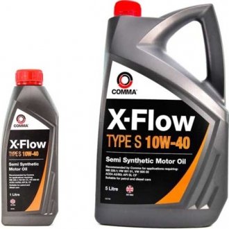 XFS1L Моторное масло Comma X-Flow Type S 10W-40 полусинтетическое 1 л COMMA підбір по vin на Brocar