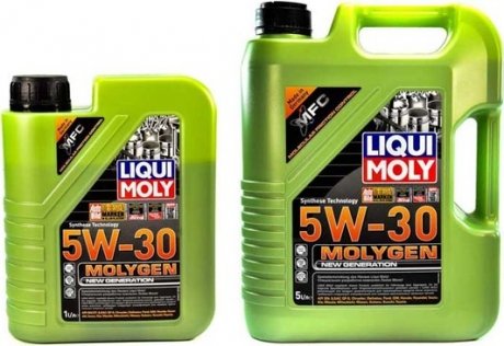 9041 Моторне масло Liqui Moly Molygen New Generation 5W - 30 синтетичне 1 л LIQUI MOLY підбір по vin на Brocar