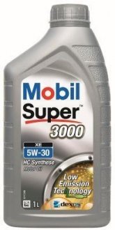 150943 Моторное масло Mobil Super 3000 XE 5W-30 синтетическое 1 л MOBIL подбор по vin на Brocar