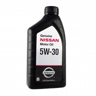 999PK005W30N Моторное масло Nissan / Infiniti Genuine 5W-30 синтетическое 1 л NISSAN підбір по vin на Brocar