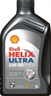 550040638 Моторное масло Shell Helix Ultra 5W-40 синтетическое 1 л SHELL подбор по vin на Brocar