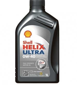 550040565 Моторное масло Shell Helix Ultra 0W-40 синтетическое 1 л SHELL підбір по vin на Brocar