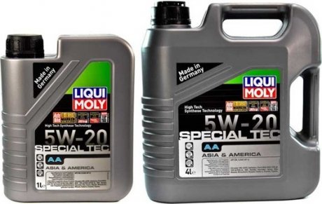7620 Моторне масло Liqui Moly Special Tec AA 5W - 20 синтетичне 1 л LIQUI MOLY підбір по vin на Brocar