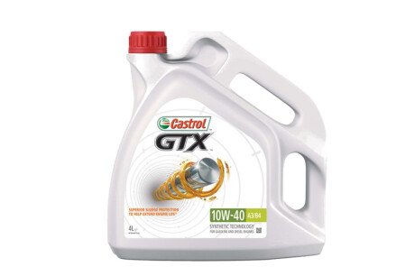 CASGTX10W40A3B44L Олива 10W40 GTX Ultraclean A3/B4 (4L) CASTROL підбір по vin на Brocar