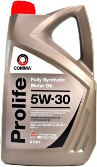 PRO5L Моторне масло Comma Prolife 5W - 30 синтетичне 5 л COMMA підбір по vin на Brocar