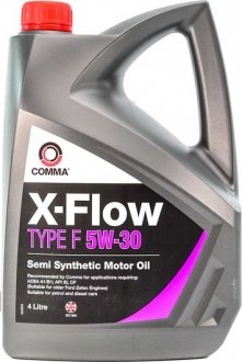 XFF4L Моторне масло Comma X-Flow Type F 5W - 30 Напівсинтетичне 4 л COMMA підбір по vin на Brocar