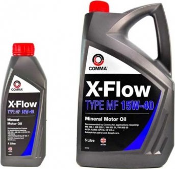XFMF1L Моторное масло Comma X-Flow Type MF 15W-40 минеральное 1 л COMMA подбор по vin на Brocar