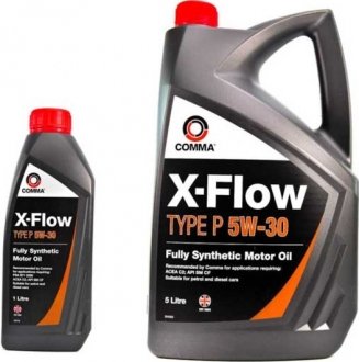 XFP1L Моторное масло Comma X-Flow Type P 5W-30 синтетическое 1 л COMMA подбор по vin на Brocar