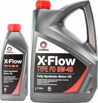 XFPD1L Моторное масло Comma X-Flow Type PD 5W-40 синтетическое 1 л COMMA подбор по vin на Brocar