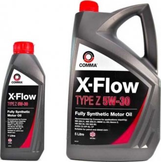 XFZ1L Моторное масло Comma X-Flow Type Z 5W-30 синтетическое 1 л COMMA подбор по vin на Brocar