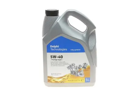 25067064 Олива Prestige Plus 5W40 (5L) DELPHI підбір по vin на Brocar