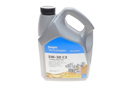 28236312 Масло Prestige Super Plus C3 5W30 (5L) DELPHI підбір по vin на Brocar