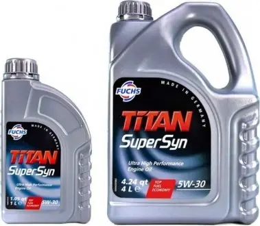 600930660 Моторне масло Fuchs Titan Supersyn 5W-30 синтетичне 1 л FUCHS підбір по vin на Brocar