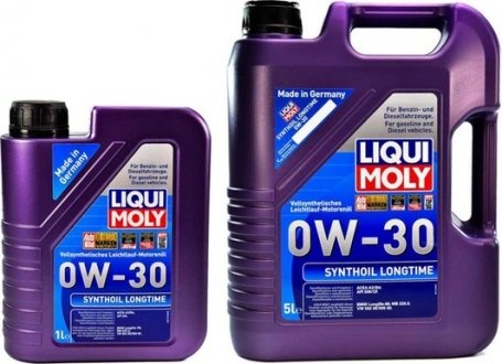 8976 Моторне масло Liqui Moly Synthoil longtime 0W - 30 синтетичне 1 л LIQUI MOLY підбір по vin на Brocar