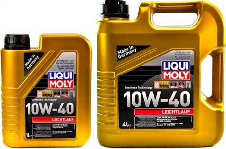 9500 Моторне масло Liqui Moly Leichtlauf 10W-40 Напівсинтетичне 1 л LIQUI MOLY підбір по vin на Brocar