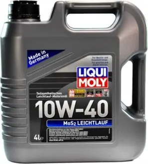 1917 Моторне масло Liqui Moly MoS2 Leichtlauf 10W - 40 Напівсинтетичне 4 л LIQUI MOLY підбір по vin на Brocar