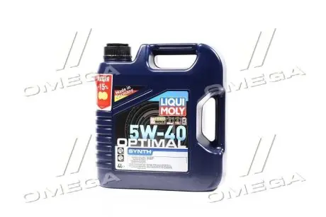 3926 Олива моторна Optimal Synth 5W-40 4л LIQUI MOLY підбір по vin на Brocar
