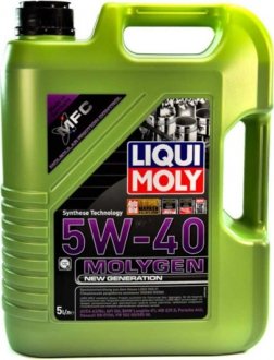 9055 Моторное масло Liqui Moly Molygen New Generation 5W-40 синтетическое 5 л LIQUI MOLY підбір по vin на Brocar