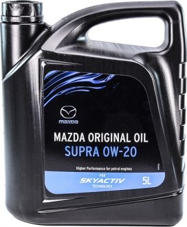 0W2005TFE Моторное масло Mazda Original Oil Supra 0W-20 синтетическое 5 л MAZDA подбор по vin на Brocar