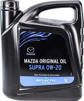 0W2005TFE Моторне масло Mazda Original Oil Supra 0W - 20 синтетичне 5 л MAZDA підбір по vin на Brocar