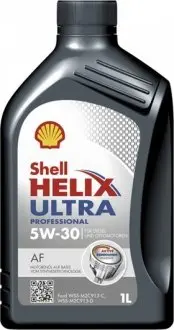 550046288 Моторне масло Shell Hellix Ultra Professional AF 5W - 30 синтетичне 1 л SHELL підбір по vin на Brocar