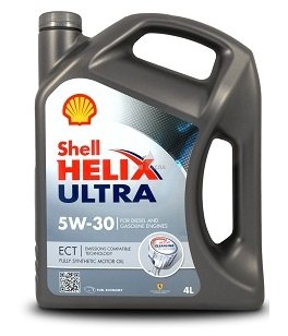 550042826 Моторное масло Shell Helix Ultra ECT C3 5W-30 синтетическое 4 л SHELL подбор по vin на Brocar