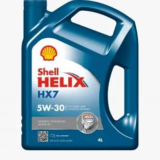 550040004 Моторне масло Shell Helix HX7 5W - 30 Напівсинтетичне 4 л SHELL підбір по vin на Brocar