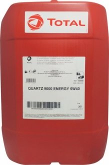 169898 Моторное масло Total Quartz 9000 Energy 5W-40 синтетическое 20 л TOTAL подбор по vin на Brocar