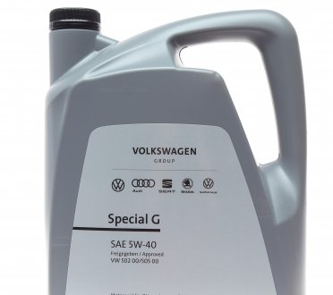 GS55502M4 Олива 5W40 Special G (5L) (VW 502 00/505 00) VAG підбір по vin на Brocar