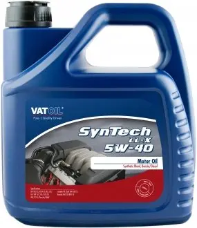 50035 Моторное масло Vatoil SynTech LL-X 5W-40 синтетическое 4 л VATOIL подбор по vin на Brocar