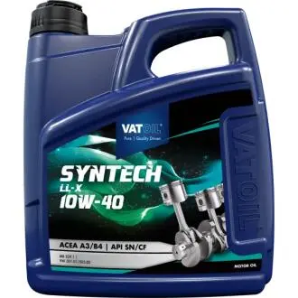 50426 Моторное масло Vatoil Syntech LL-X 10W-40 полусинтетическое 4 л VATOIL подбор по vin на Brocar