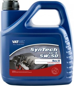 50398 Моторне масло Vatoil SynTech LL-X 5W-50 синтетичне 4 л VATOIL підбір по vin на Brocar