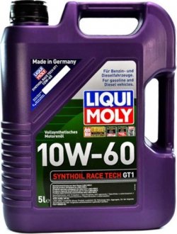 1944 Моторное масло Liqui Moly Synthoil Race Tech GT1 10W-60 синтетическое 5 л LIQUI MOLY подбор по vin на Brocar