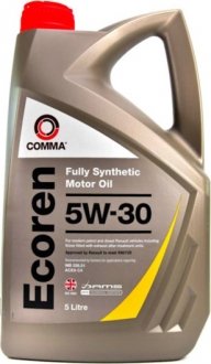 ECR5L Моторное масло Comma Ecoren 5W-30 синтетическое 5 л COMMA подбор по vin на Brocar