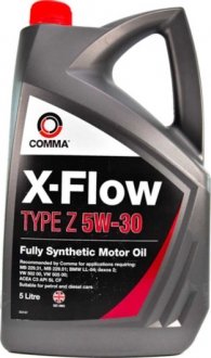 XFZ5L Моторное масло Comma X-Flow Type Z 5W-30 синтетическое 5 л COMMA подбор по vin на Brocar