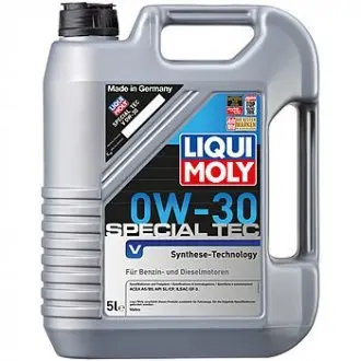 2853 Моторне масло Liqui Moly Special Tec V 0W - 30 синтетичне 5 л LIQUI MOLY підбір по vin на Brocar
