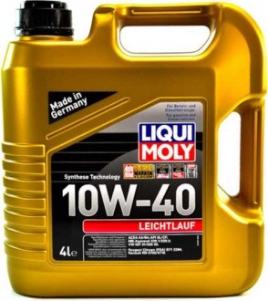 9501 Моторное масло Liqui Moly Leichtlauf 10W-40 полусинтетическое 4 л LIQUI MOLY подбор по vin на Brocar