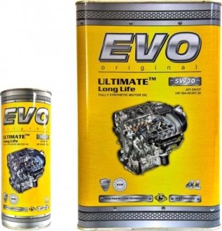 EVOULTIMATELONGLIFE5W301L Моторное масло EVO Ultimate LongLife 5W-30 синтетическое 1 л EVO подбор по vin на Brocar